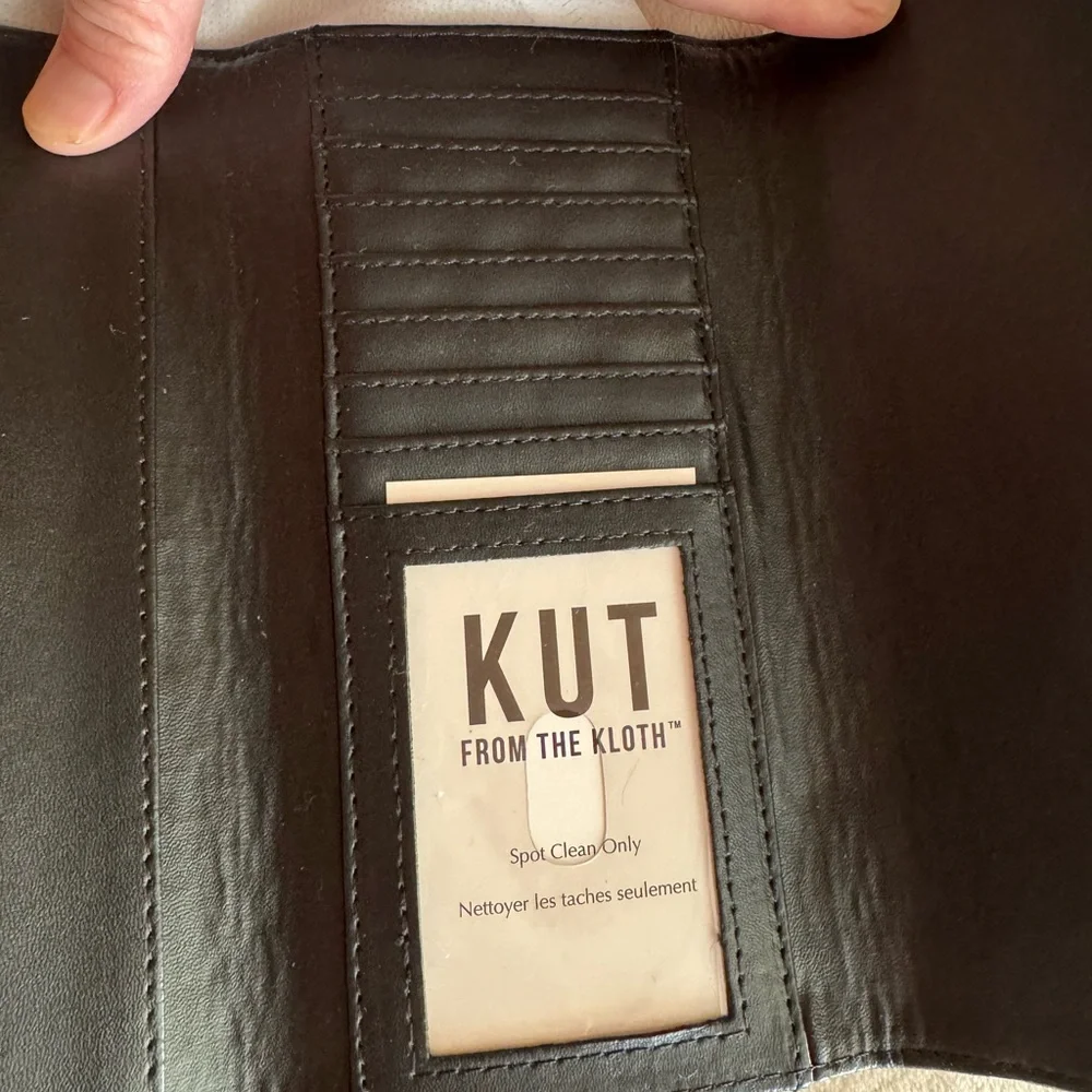 KUT FROM THE KLOTH Black/White Card Holder